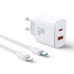 Joyroom 20W Dual-Port Fast Charger (with Type C to Lightning Cable)