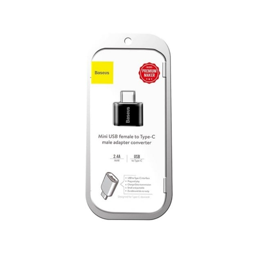 Baseus Mini USB Female to Type C Male adapter converter ii