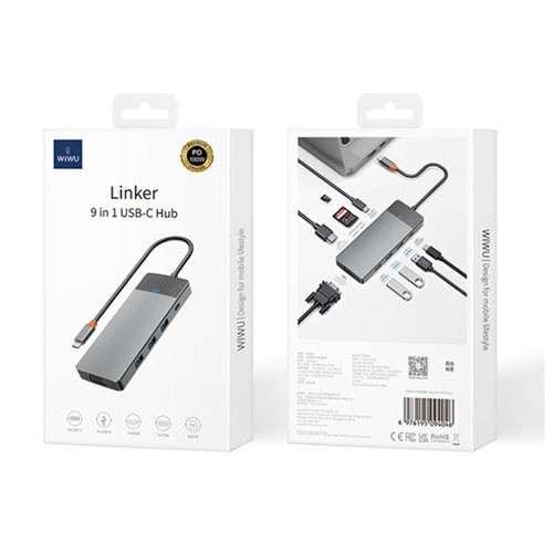 Wiwu Linker 9 in 1 USBC HUB ii