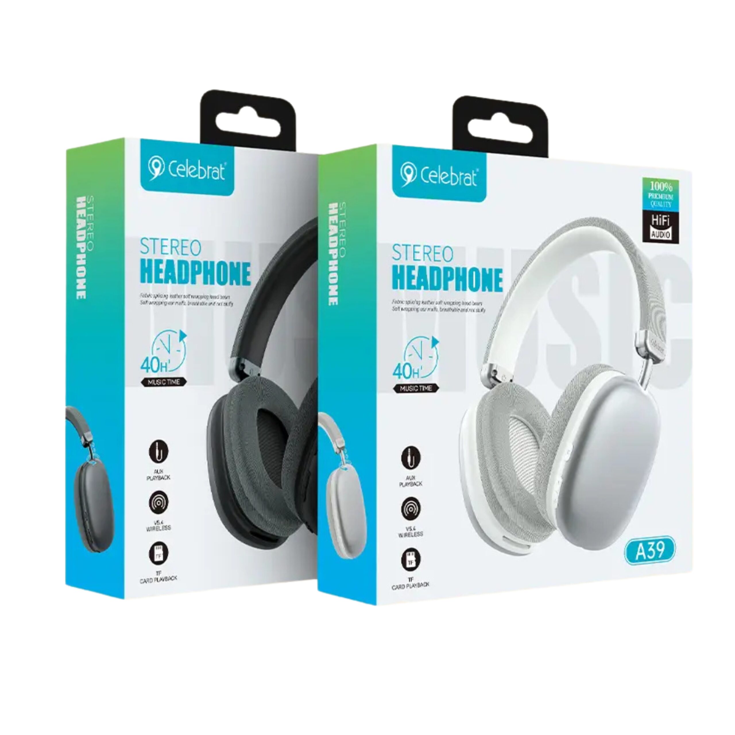 Celebrat A39 Stereo Headphone - Image 2