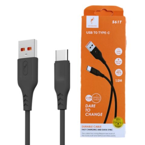 Sky Dolphin Type - C USB Fast Charging Data Cable