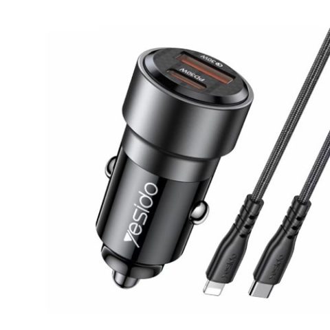 Yesido Y54 60W Car Charger (Lightning Port)